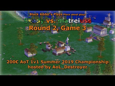 Summer 2019 Championship, R2 - Skady vs. matreiuss, Game 3 - Age of Mythology: The Titans