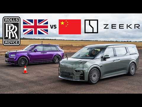 $130k vs $1.5m: Zeekr 009 vs Rolls-Royce Cullinan Mansory drag race! China vs UK