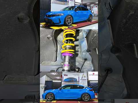 Honda Civic Type FL5 leveled up with KW V3 coilovers!