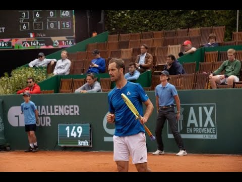 La victoire de Richard Gasquet face à Harold Mayot - Tennis - Open du Pays d'Aix