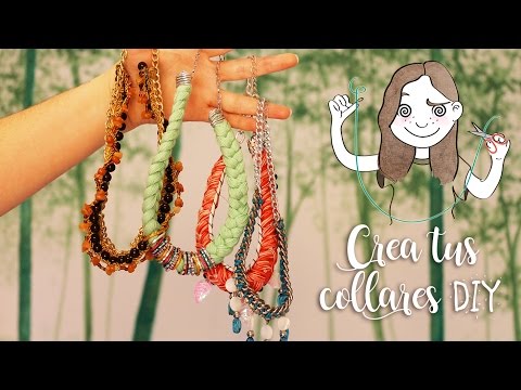 Cómo hacer collares reutilizando materiales ¡Trucos DIY!