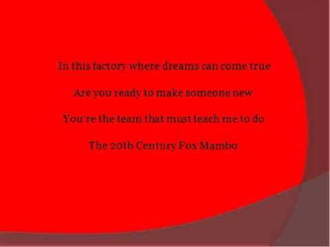 The 20th Century Fox Mambo by Smash w/ lyrics