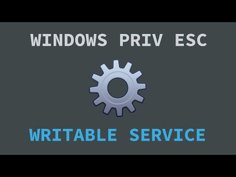 Windows Privilege Escalation - Writable Service Executable
