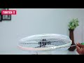 iBELL Optic 55W White High Speed Wall Fan, Sweep: 400 mm