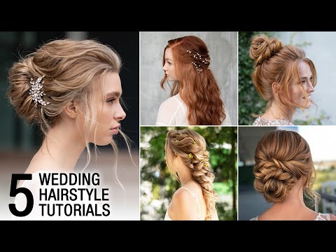 5 Wedding Hairstyle Tutorials | How to Style Hair for...