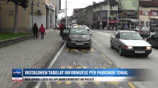 INSTALOHEN TABELAT INFORMUESE PER PARKIMIN ZONAL  NGA JANARI APLIKOHET PARKIMI ME PAGESE  NGA PAGESA