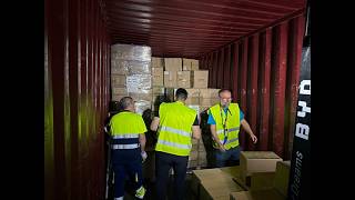 Cargan contenedores de siete campañas solidarias con Cuba en Euskal Herria