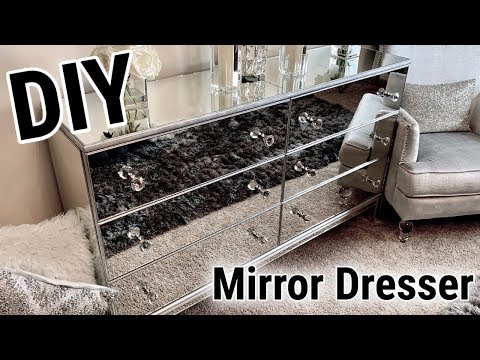DIY Mirrored Furniture Makeover! | IKEA HACK! | Incredible Before & After Video