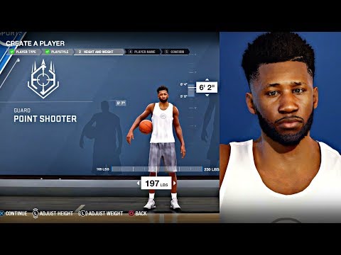 NBA LIVE PLAYER CREATION!!! BEST PLAYER BUILD TO SHOOT, DUNK, AND BREAK ANKLES IN NBA LIVE 18!!