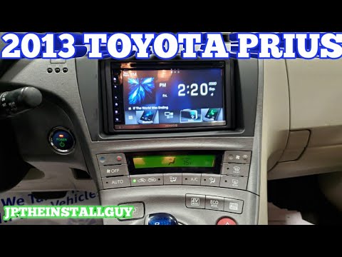 2013 toyota prius radio removal/replacement  and kenwood install