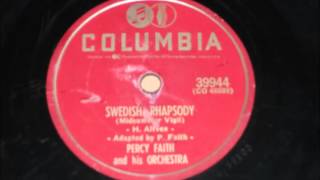 Swedish Rhapsody - Percy Faith and his orchestra - 1953