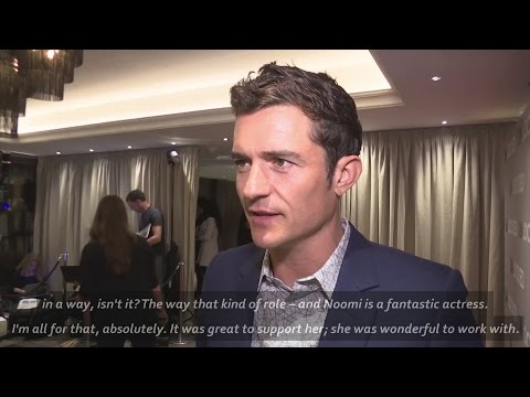 "I was raised by a strong woman and I respect them" says Orlando Bloom