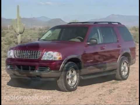 Motorweek 2002 Ford Explorer and Mercury Mountaineer Road Test