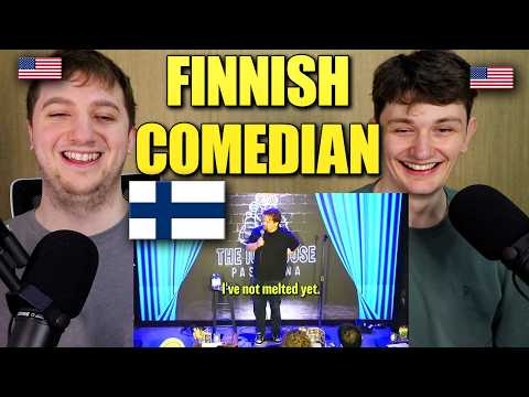 Americans React to Finnish Comedian the First Time! | ISMO Understanding America REACTION!
