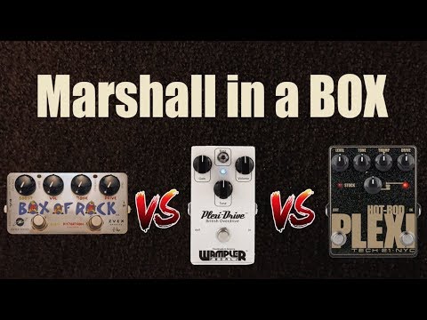 Marshall in a Box!!! Box of Rock Vs Plexi Drive Vs Hotrod Plexi