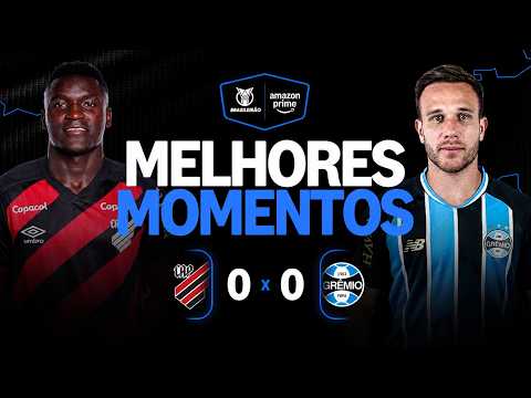 Gols e lances de Athletico Paranaense x Grêmio