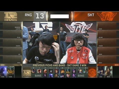 SKT vs RNG G4 Quarterfinals Commentary