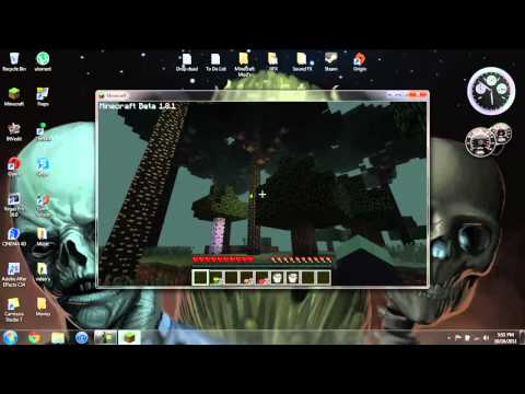 Minecraft Beta 1.8.1 - How To Install The Twilight Forest Mod