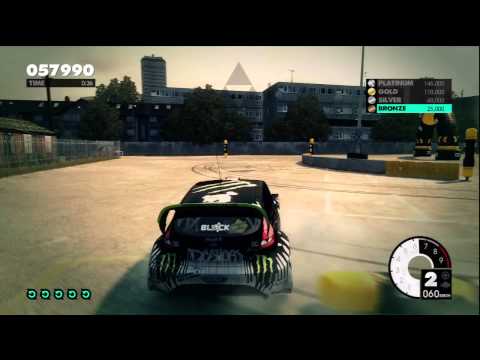 Dirt 3: Gymkhana Drift Tutorial - Platinum