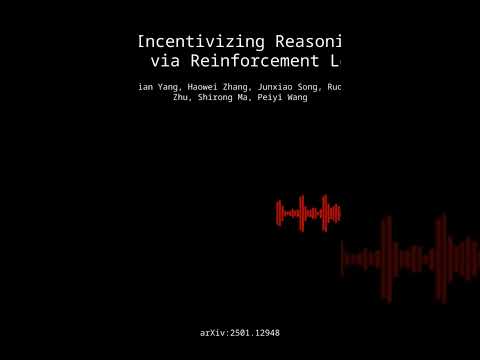 DeepSeek R1: Incentivizing Reasoning Capability in LLMs via Reinforcement Learning #LLMs