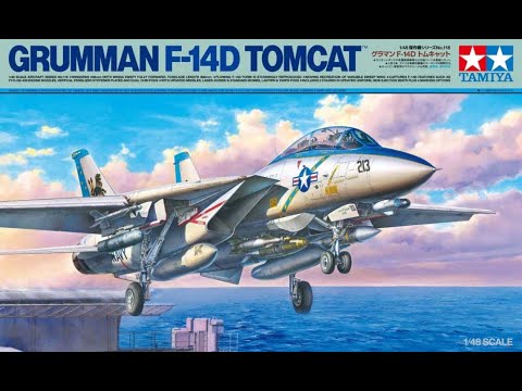 TAMIYA Grumman F-14D Tomcat VF-213 1/48 Part 3: (fuselage and some detail)
