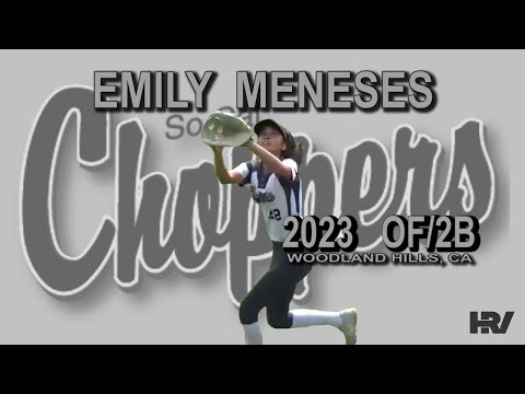 2023 Emily Meneses Outfield and 2B Softball Skills Video - So Cal Choppers - Rohr