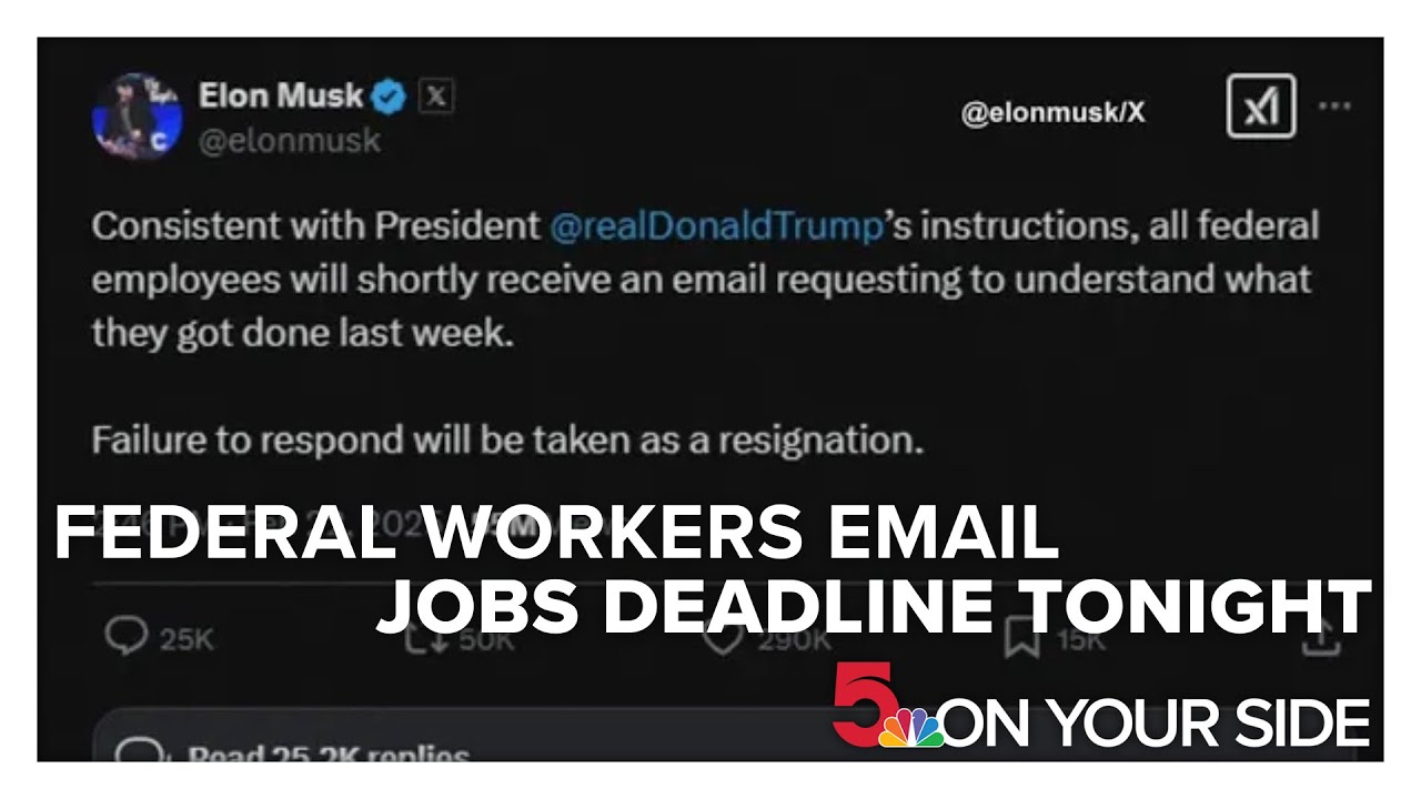 Musk gives all federal workers 48 hours to explain what they did last week