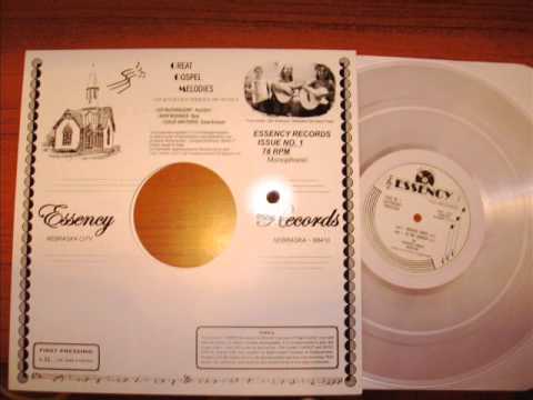 Essency Record issue number 1 on clear vinyl 12 inch 78 rpm