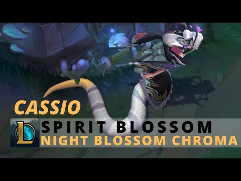 Spirit Blossom Cassiopeia Night Blossom Chroma - League Of Legends