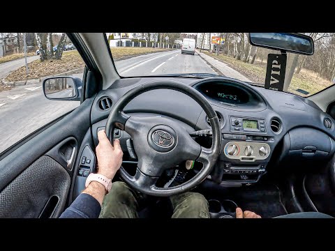2004 Toyota Yaris I [1.0 I 16V 68HP] | POV Test Drive #1129 Joe Black