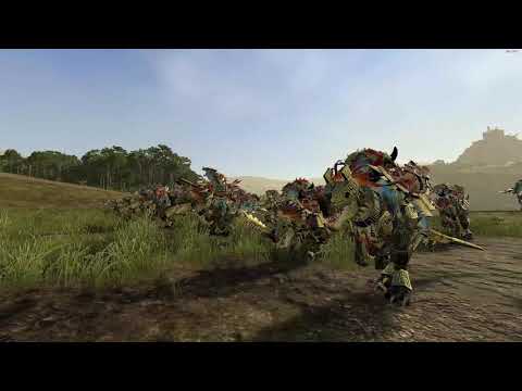 Dragon Princes VS Horned Ones | Total War: Warhammer 2