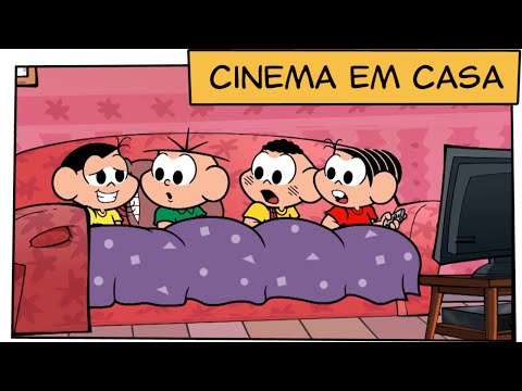 Cinema em casa | Turma da Mônica
