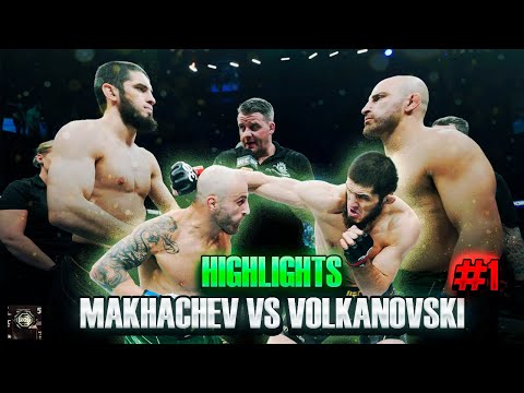 Islam Makhachev vs Alexander Volkanovski 1 | Highlights #ufc314