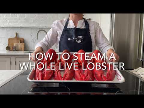 How to Steam a Whole Live Lobster