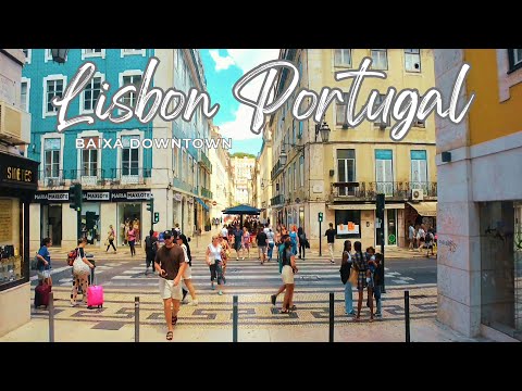 Lisbon Downtown on a Summer Day - Baixa
