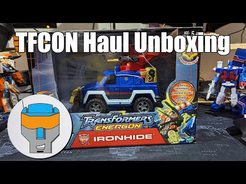 TFCON Haul Unboxing Live #Transformers