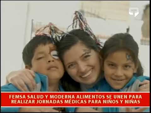 Femsa Salud y Moderna alimentos se unene para realizar jornadas médicas para niños y niñas