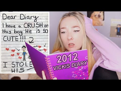 Reading My OLD Diary From When I Was 10 *embarrassing* | Vicki Vieteska