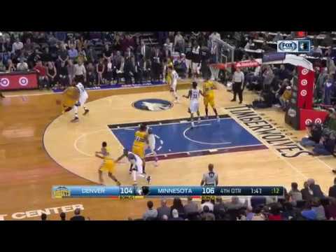Nikola Jokic 18 Points vs Timberwolves 1.22.2017 [HD] Highlights