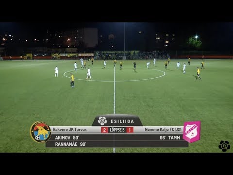 34. voor 2018: Rakvere JK Tarvas - Nõmme Kalju FC U21 2:1 (0:0)
