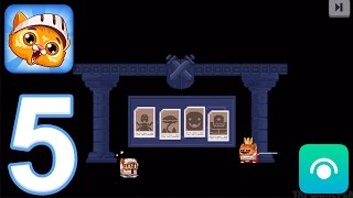 Cat Knight Story - Gameplay Walkthrough Part 5 - All Worlds (iOS, Android)