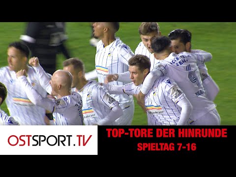 Die besten Tore der Hinrunde - Spieltag 7 bis 16 | Regionalliga Nordost | OSTSPORT.TV