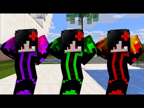 MONSTER SCHOOL : CHICKEN WING MEME SADAKO SISTERS ELEMENTAL - MINECRAFT ANIMATION