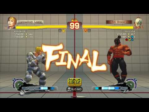 SSF4 AE: konpei08 (Cody) vs Iori (ElFuerte) - Ranked Match (720p HD)