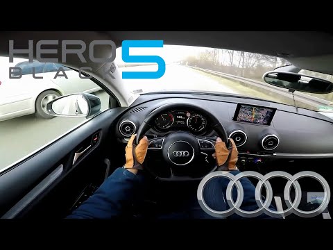 2013 Audi A3 Limousine 2.0 TDI (150 PS) POV Testdrive Autobahn GoPro Hero5 Remake