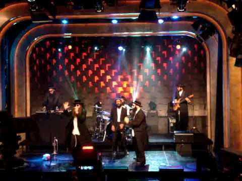 Y-Love on Conan with Erran Baran Cohen (behind the scenes soundcheck)