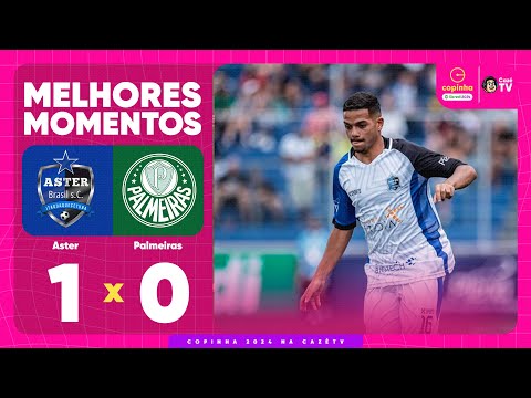 Gols e lances de Aster x Palmeiras