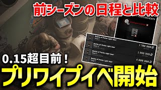 【EFT】ついに来た！プリワイプイベ開始でワイプまで秒読みになりました！【前期の同イベと比較】