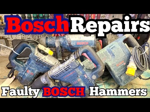 Bosch Hammer repairathon. Repairing GBH5-38D, GBH5CE, GBH8/45D and GSH11E Bosch Hammers