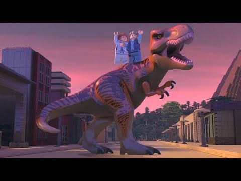 Lego Jurassic World: Indominus Rex Escape [2016] - Rexy Screen Time